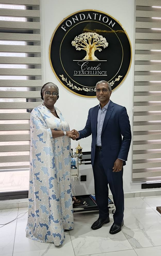 Visite du Monsieur Partheeban THEODORE, Président et Directeur Régional d'OLAM Agri